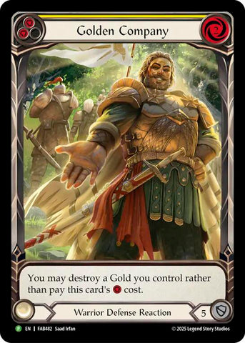 Golden Company (Yellow) [FAB482] (Promo)  Rainbow Foil