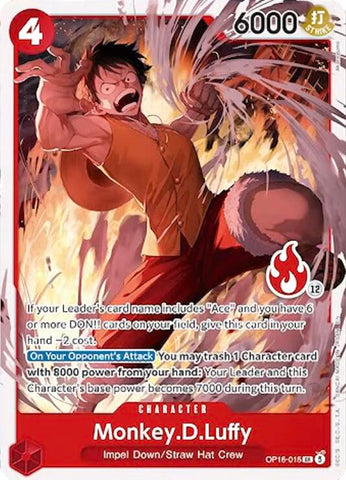 Monkey.D.Luffy (Ace Deck) [Set Sail Deck Set]