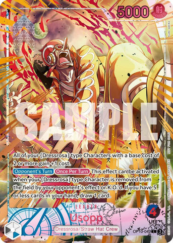 Usopp (Flame-Flame Fruit Coliseum) [One Piece Promotion Cards]