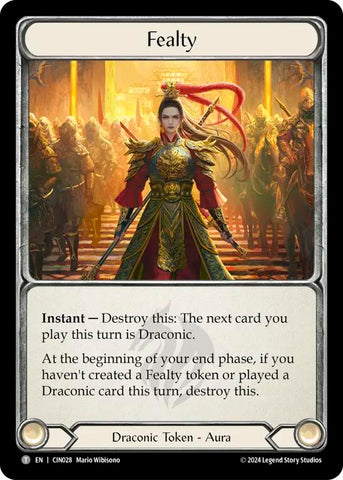 Fealty [CIN028] (The Hunted Cindra Blitz Deck)