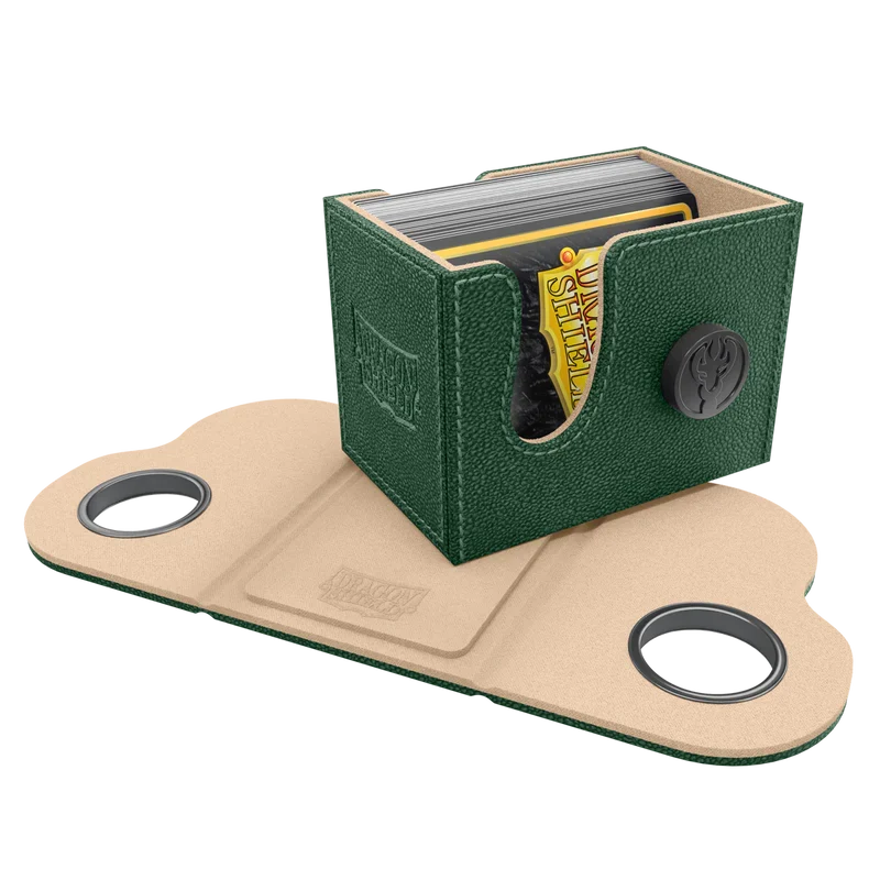 Dragonshield Dragon Lock System - Dragon Box 80+ - Green & Sand