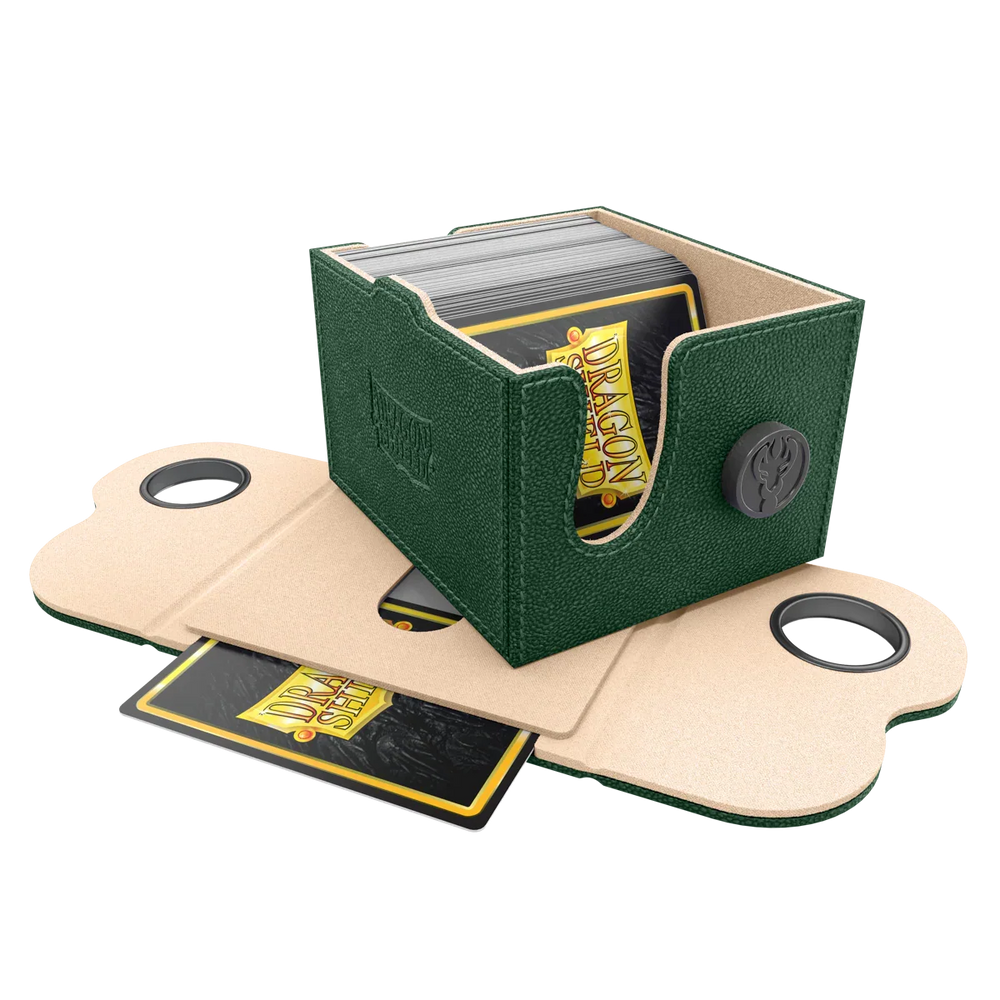 Dragonshield Dragon Lock System - Dragon Box 150+ - Green & Sand