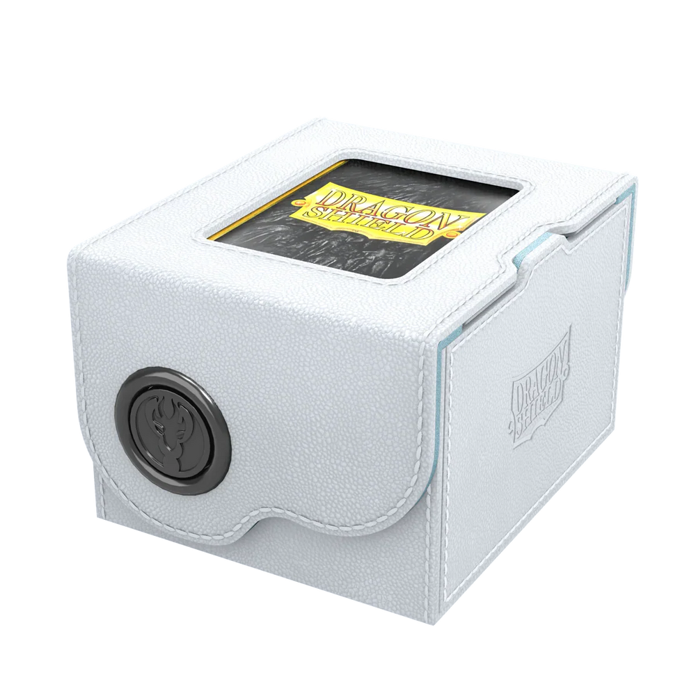 Dragonshield Dragon Lock System - Dragon Box 150+ - White & Aqua