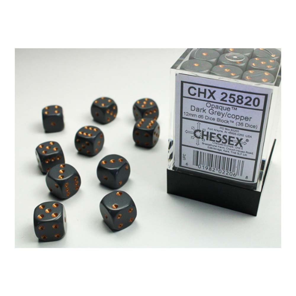 Chessex D6 Dice Set - 12mm (36 Dice)