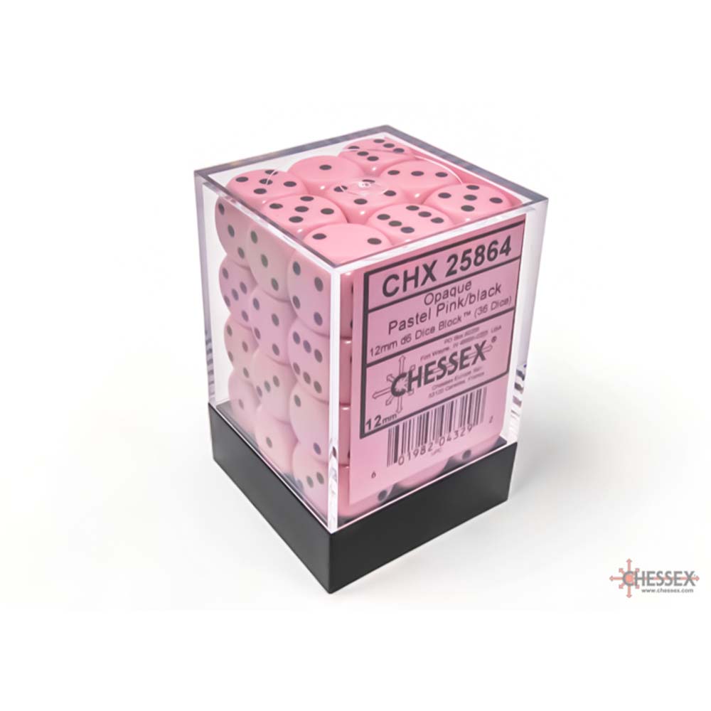Chessex D6 Dice Set - 12mm (36 Dice)