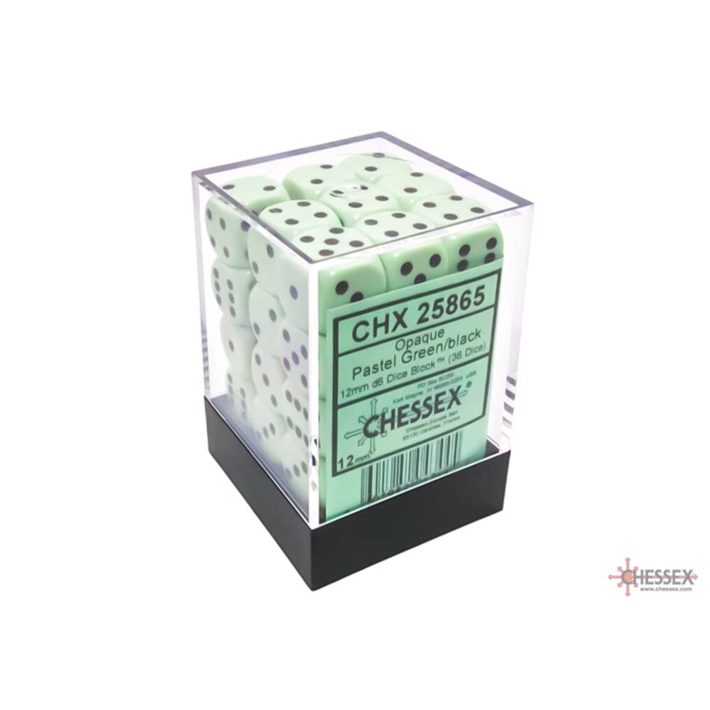 Chessex D6 Dice Set - 12mm (36 Dice)