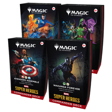 **PRE-ORDER** MTG Commander Decks - Marvel Super Heroes