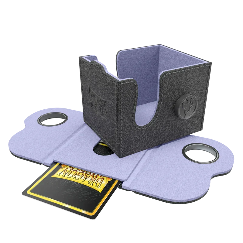 Dragonshield Dragon Lock System - Dragon Box 100+ - Black & Lilac