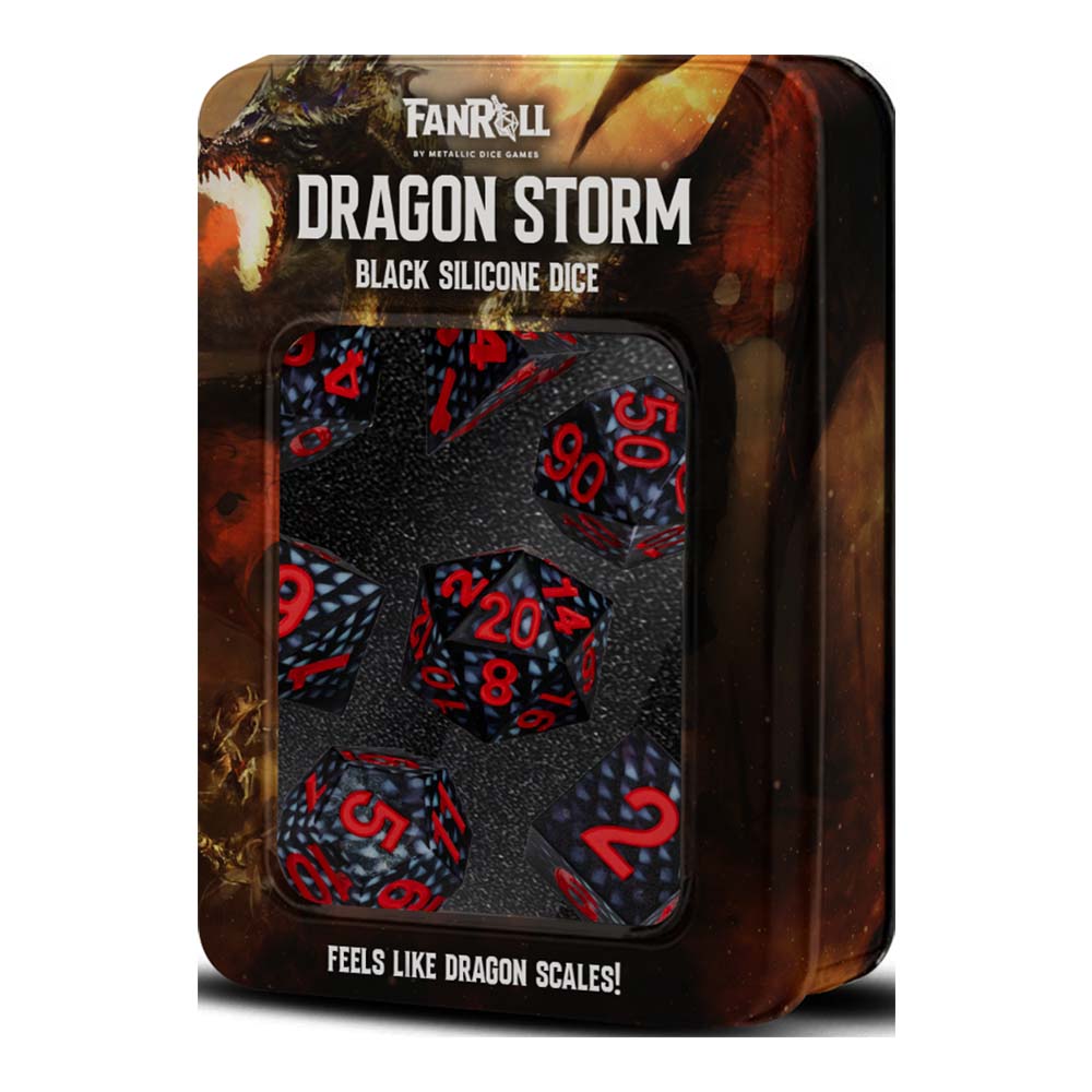 Dragon Storm Silicone Dice Set