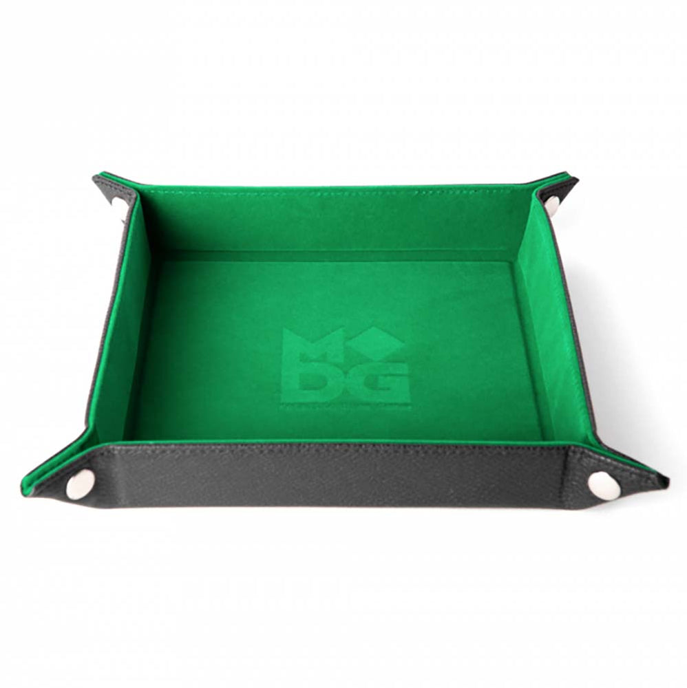 MDG – Fold Up Velvet Dice Tray w/ PU Leather Backing