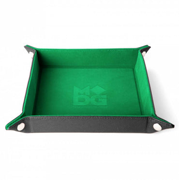 MDG – Fold Up Velvet Dice Tray w/ PU Leather Backing