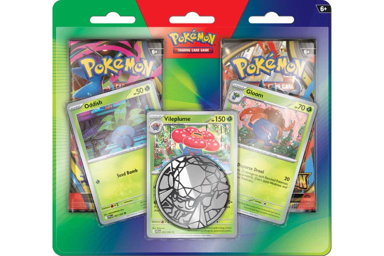PKM Enhanced 2-Pack Blister - Oddish, Gloom & Vileplume