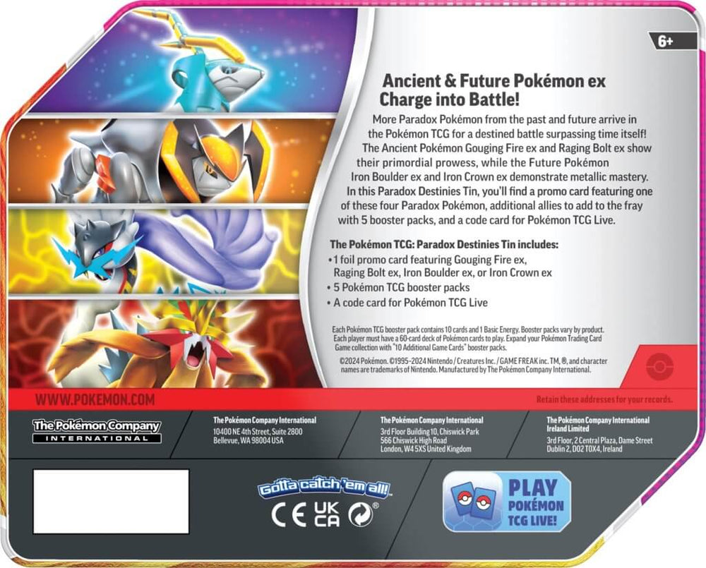 PKM Paradox Destinies Tin