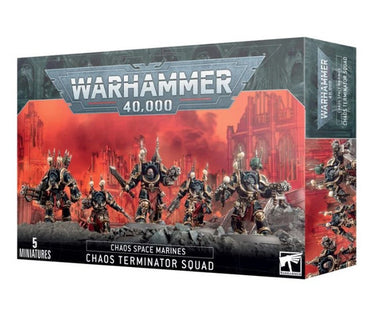 Chaos Space Marines: Chaos Terminator Squad - Warhammer 40,000
