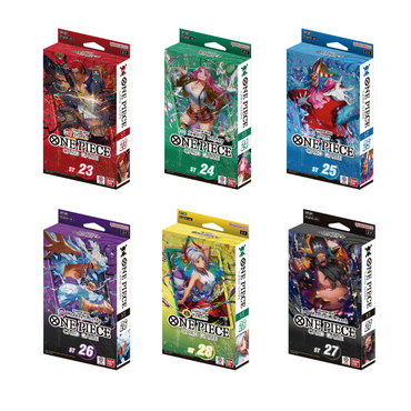 *PRE-ORDER* One Piece TCG Starter Decks [ST-23 to ST-28]