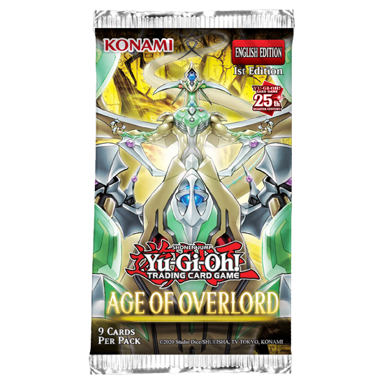 YGO Booster Pack - Age Of Overlord (1st Edition)