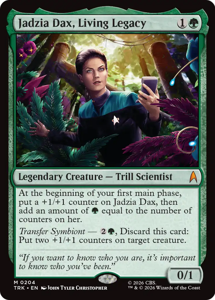 Jadzia Dax, Living Legacy [Star Trek]