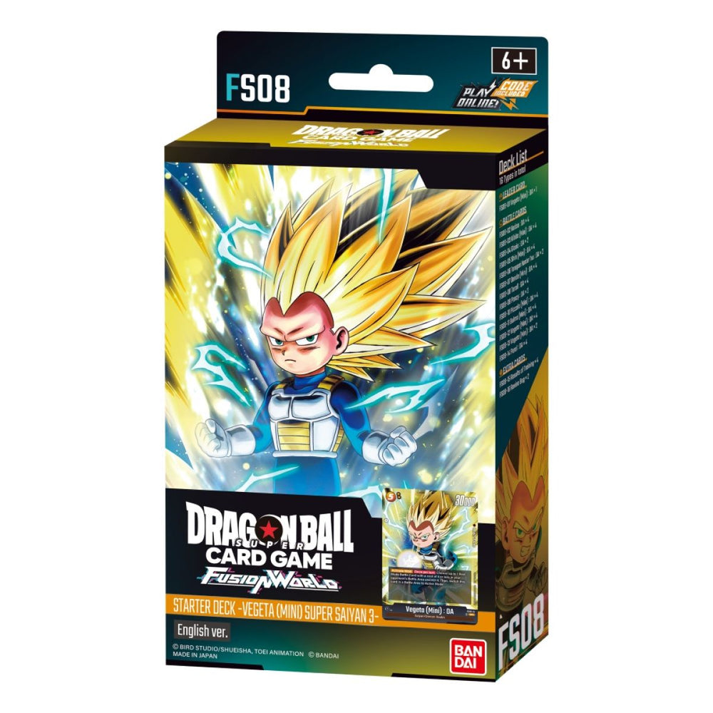 DBS Card Game Fusion World Starter Deck 8 Vegeta (Mini) Super Saiyan