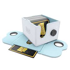 Dragonshield Dragon Lock System - Dragon Box 150+ - White & Aqua
