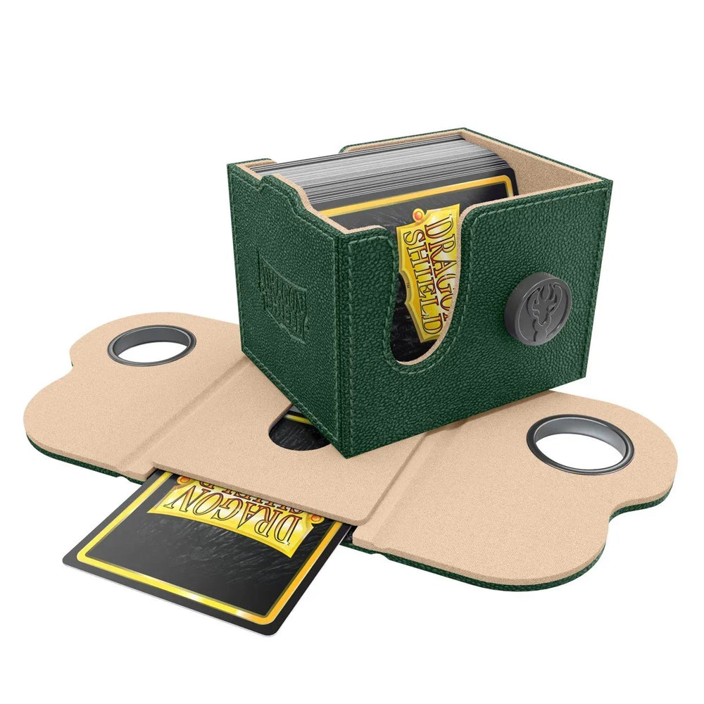Dragonshield Dragon Lock System - Dragon Box 100+ - Green & Sand