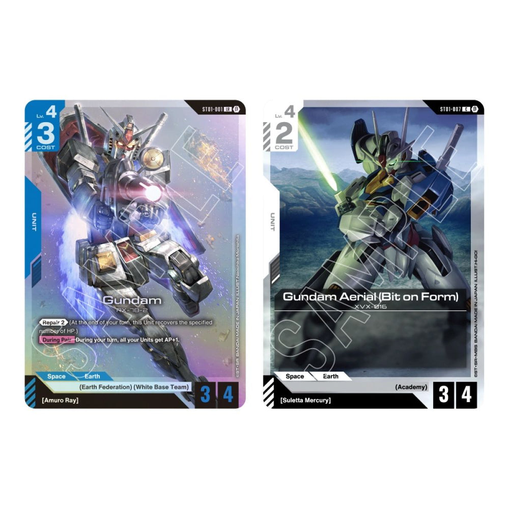 Gundam TCG Gundam Assemble Starter Set Display – Heroic Beginnings [ST01A]