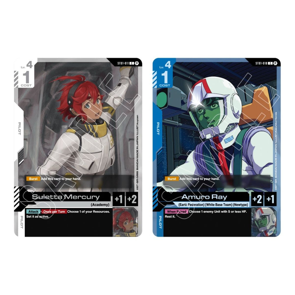 Gundam TCG Gundam Assemble Starter Set Display – Heroic Beginnings [ST01A]