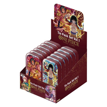 One Piece TCG Tin Pack Set Vol. 1 Display - Royal Blood [TS-01]