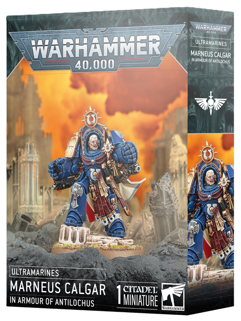 Ultramarines Marineus Calgar in armor of antilochus - Warhammer 40,000