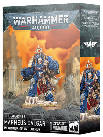Ultramarines Marineus Calgar in armor of antilochus - Warhammer 40,000