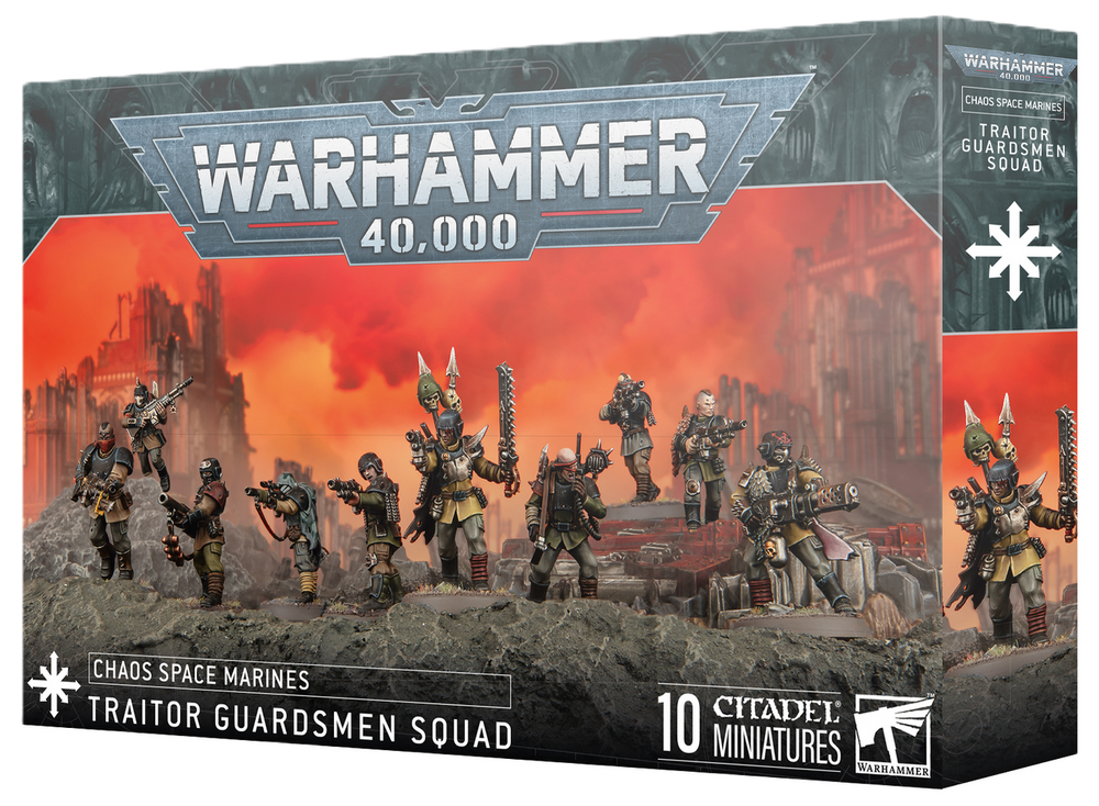 Chaos Space Marines Traitor Guardsmen Squad - Warhammer 40,000