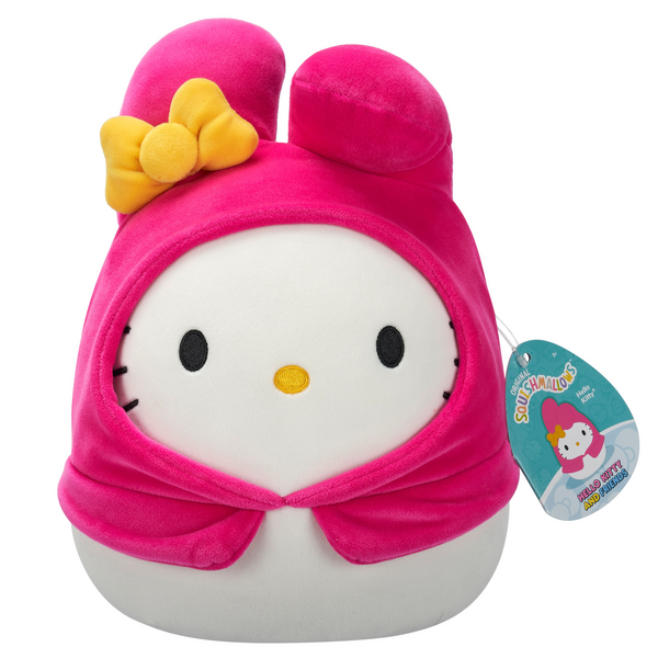 Squishmallows 8" Sanrio - Hello Kitty in Hoodie