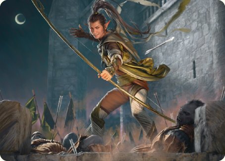 Legolas, Counter of Kills Art Card [The Lord of the Rings: Tales of Mi