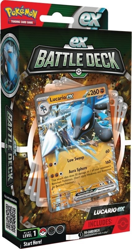 PKM EX Battle Decks Series 1 - Ampharos + Lucario
