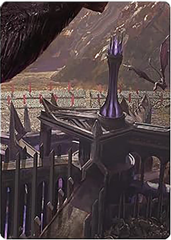 Minas Morgul, Dark Fortress Art Card [The Lord of the Rings: Tales of