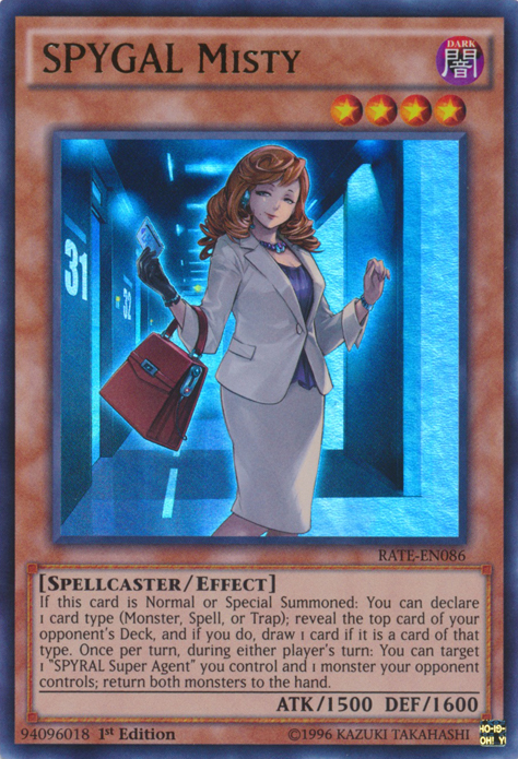 yugioh spyral cards SPYGAL Misty [RATE-EN086] Ultra Rare