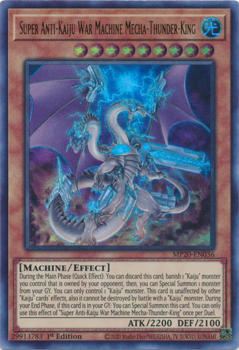 yugioh anti machine cards Yu-Gi-Oh! - Super Anti-Kaiju War Machine Mecha-Dogoran (SHVI-EN088) - Shining Victories - 1st Edition