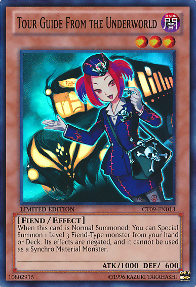 yugioh card tour guide YU-GI-OH! - from The Underworld (BP01-EN023) - Battle Pack: Epic Dawn - 1st Edition You can Special Summon 1 Level 3 Fiend monster from your hand or Deck Tour Guide From the Underworld