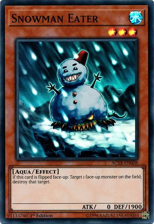 card eater yugioh Snowman Eater [AC18-EN008] Super Rare